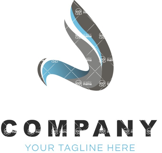 Business Logo Templates - vector graphics in a pack from GraphicMama - Stylized Creative Business Company Logo Design